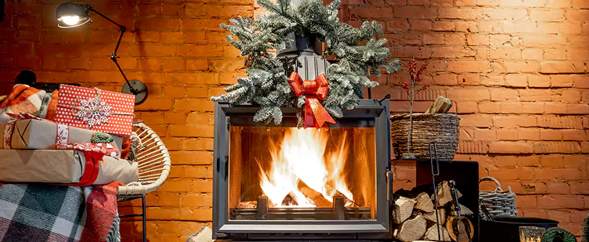 Travis Industries Linear Gas Fireplace Installation in Whitehall, Ohio