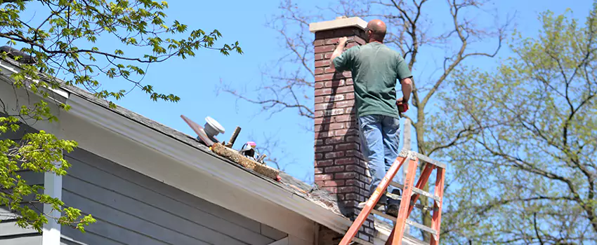 Vinyl and PVC Chimney Flashing Installation in Whitehall, OH
