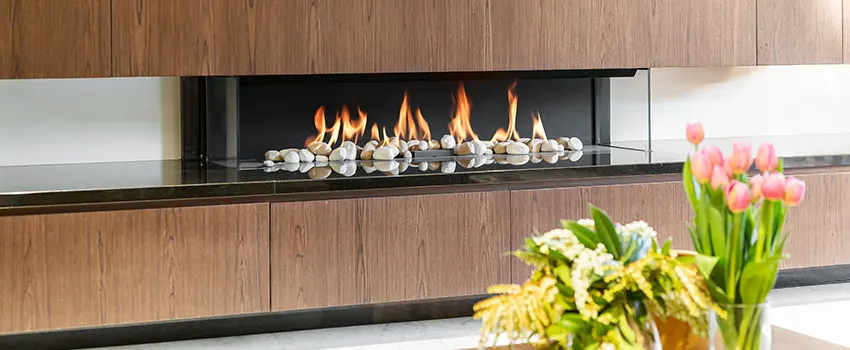 Double-height Fireplace Design Refurbishment in Whitehall, Ohio